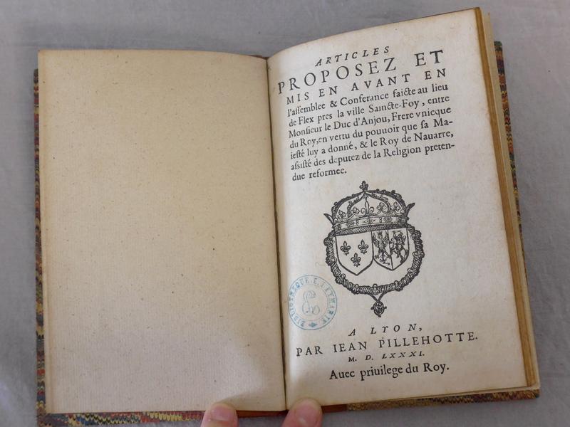 [GUERRES DE RELIGION] Articles proposez et...