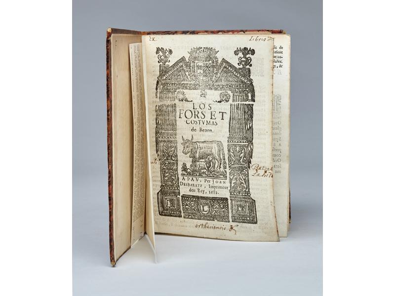 [BEARN] Los Fors et costumas de Bearn. Pau,...