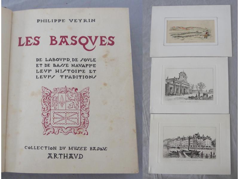 VEYRIN (P.) : Les Basques. Arthaud, 1947...