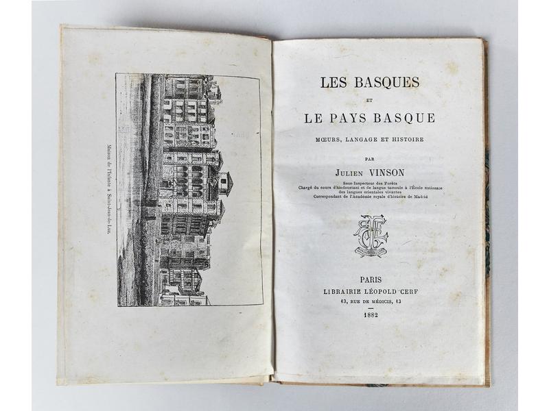 VINSON (J.) : Les Basques et le Pays Basque....