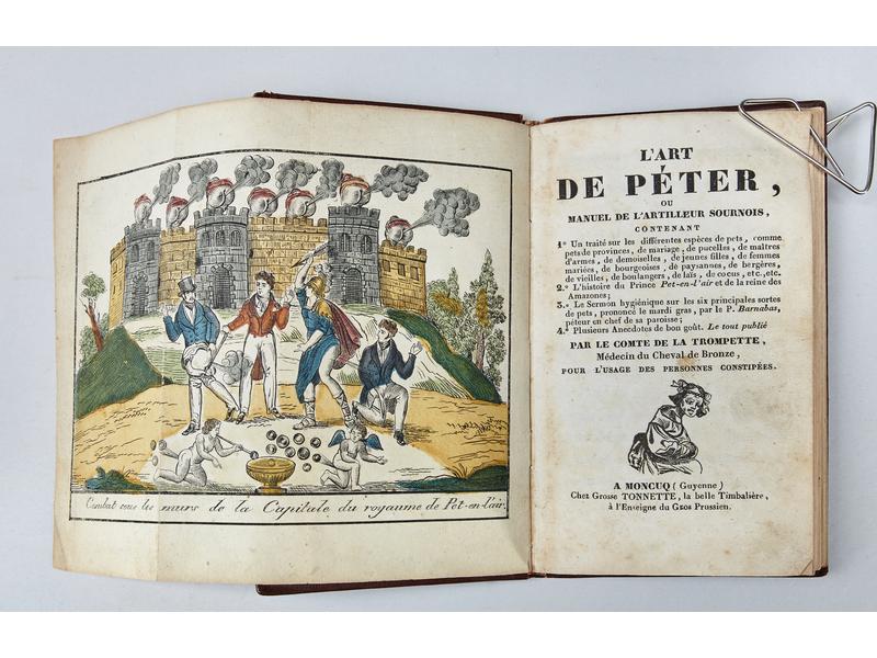Anonyme: l'Art de péter. Chez Moncuq, Tonnette,...
