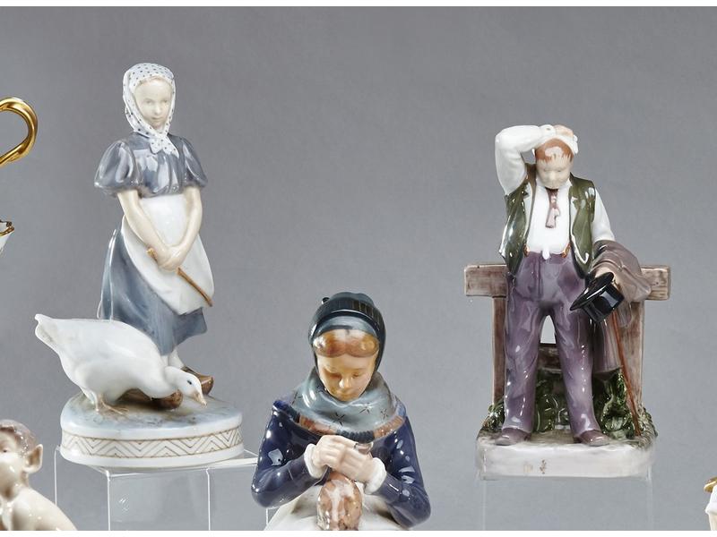 ROYAL COPENHAGUE - 2 figurines