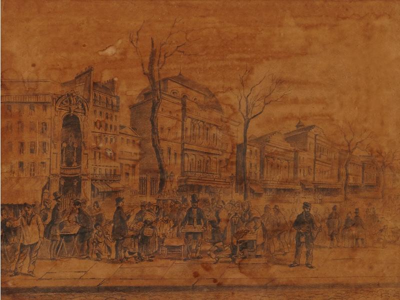 Ecole Française vers 1860-1880