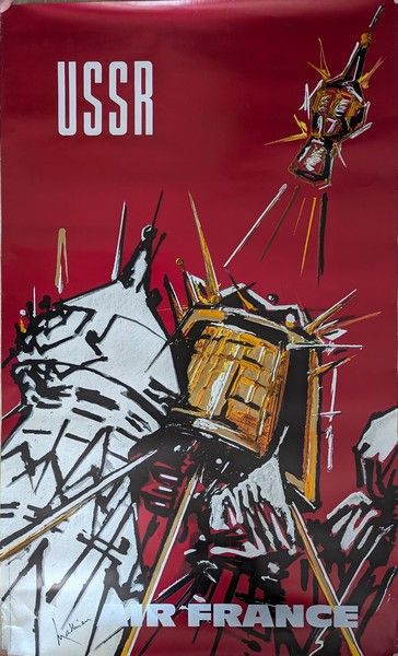 Georges MATHIEU (1921-2012) pour AIR FRA...