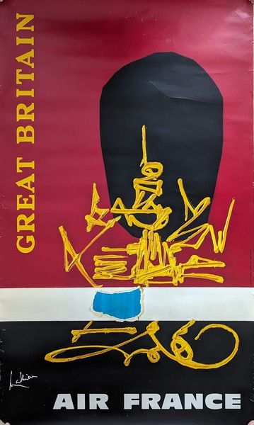 Georges MATHIEU (1921-2012) pour AIR FRA...