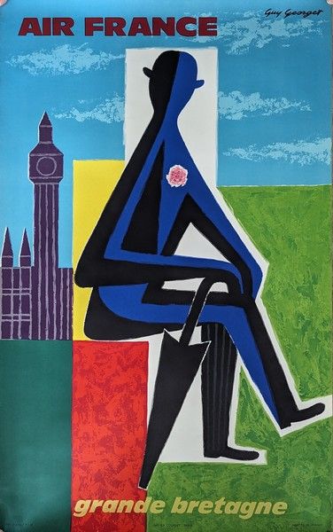 GEORGET GUY (1911-1992) pour AIR FRANCE