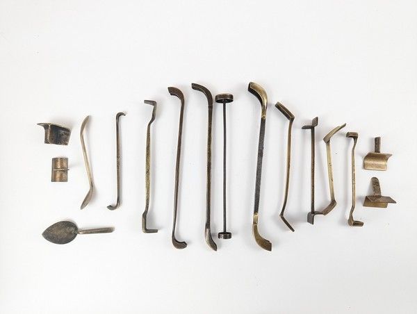 INTERESSANTE COLLECTION D'OUTILS DE FONDEUR...