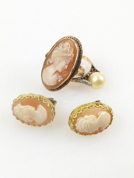 LOT de bijoux anciens en or (750):