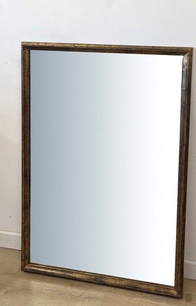 MIROIR rectangulaire dans un cadre baguette...
