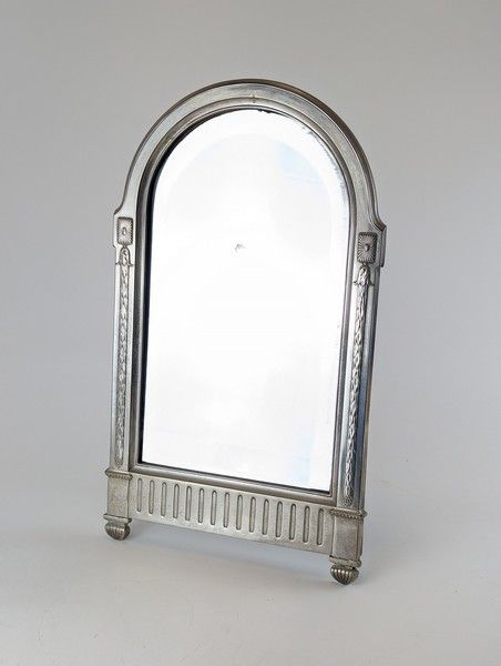 MIROIR DE TABLE biseauté dans un cadre en...