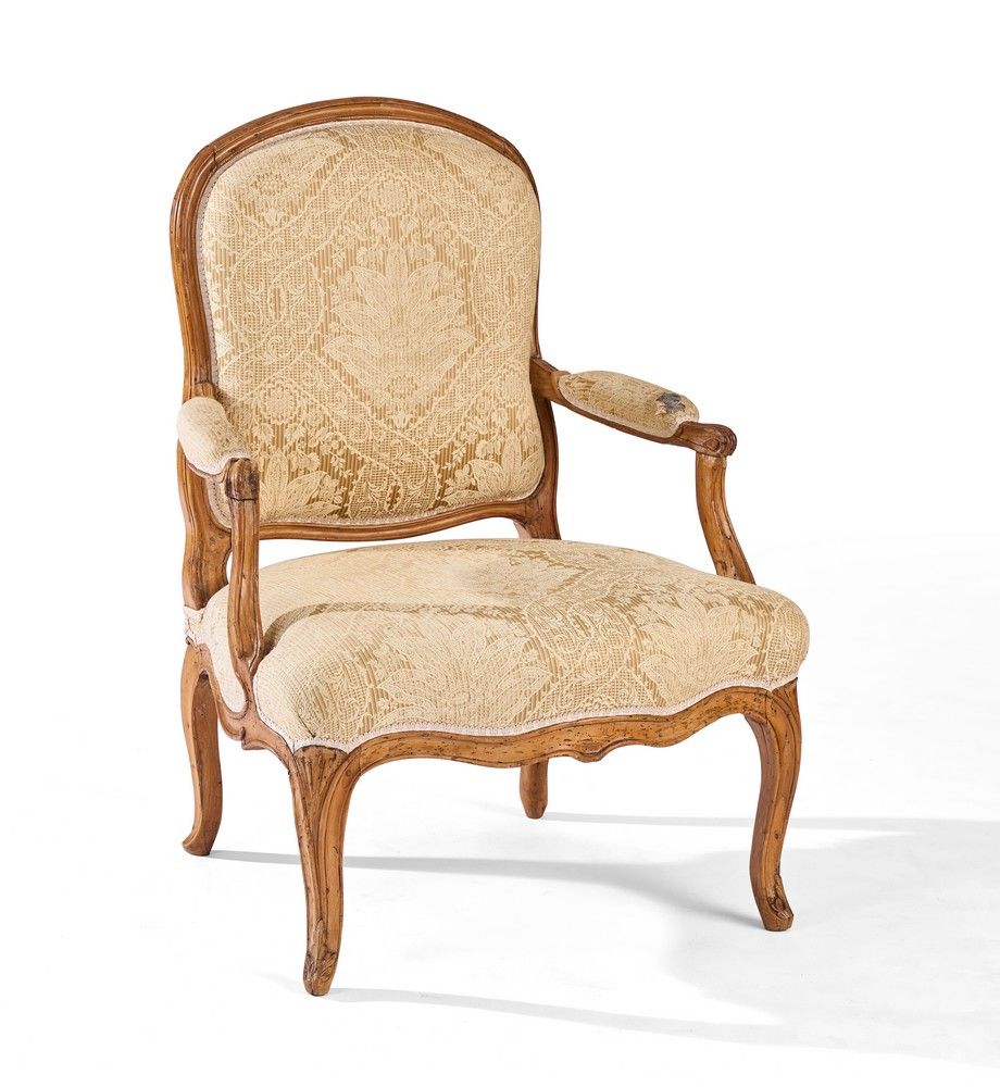 FAUTEUIL A LA REINE à dossier arrondi en...