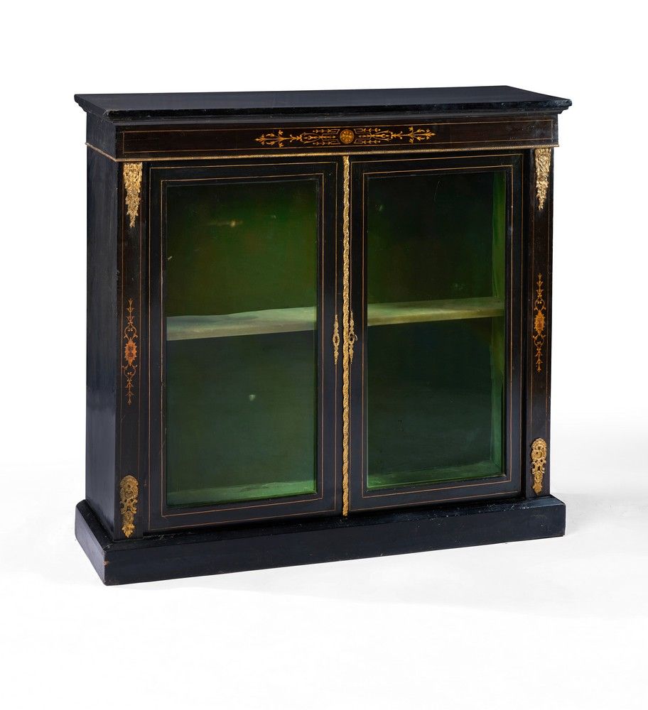 BUFFET-VITRINE de forme rectangulaire en...