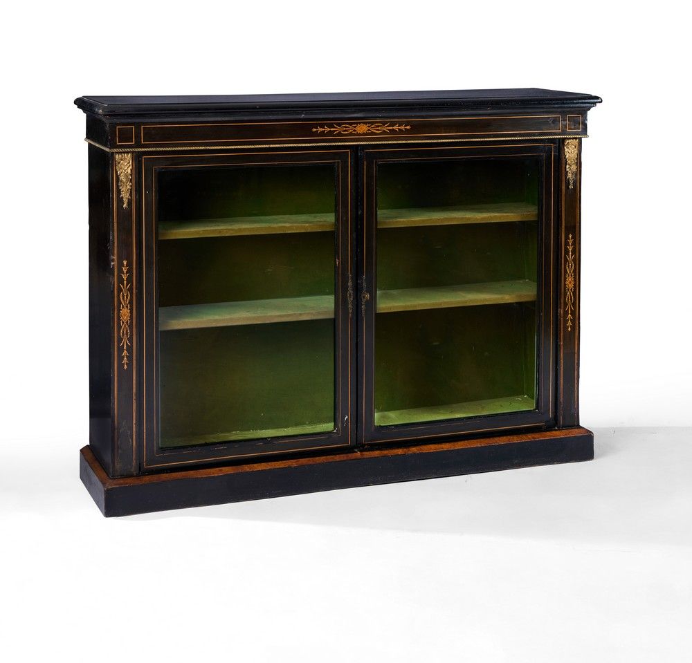 BUFFET-VITRINE de forme rectangulaire en...