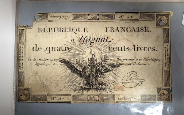 DIX ASSIGNATS d'époque Révolutionnaire.