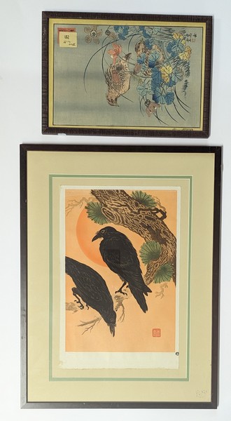 DEUX ESTAMPES JAPONAISES: