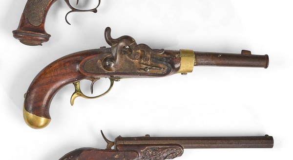 PISTOLET à percussion prussien modèle 18...