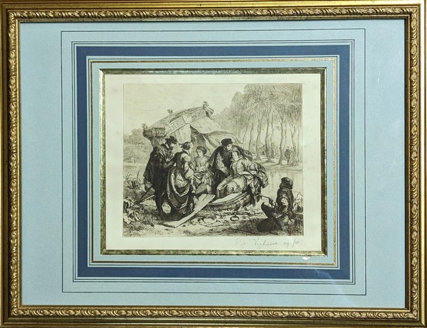 Pieter VERHAERT (1852-1908) d'après Pierre-Paul...