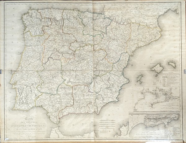 CARTE des Royaumes d’Espagne et du Portugal...