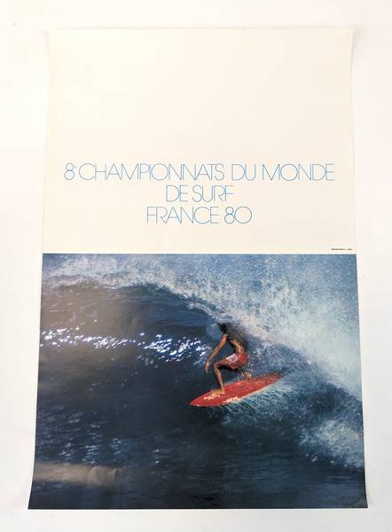 AFFICHE DES 8e CHAMPIONNAT DU MONDE 1980,...
