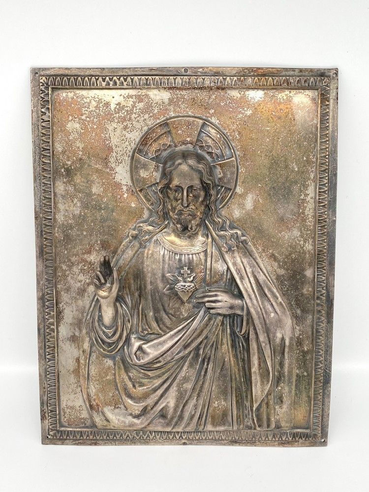 PLAQUE D'APPLIQUE OU PLAT DE RELIURE en cuivre...