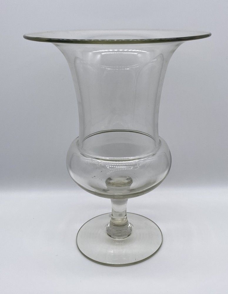 VASE MEDICIS en verre moulé soufflé à large...