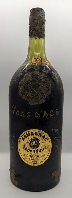 1 Double pot (250 cl) ARMAGNAC Mise Chapoulié...