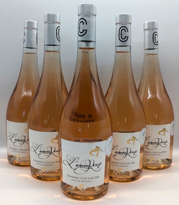 6 Blles CÔTES DE PROVENCE rosé "L'Amoureuse"...