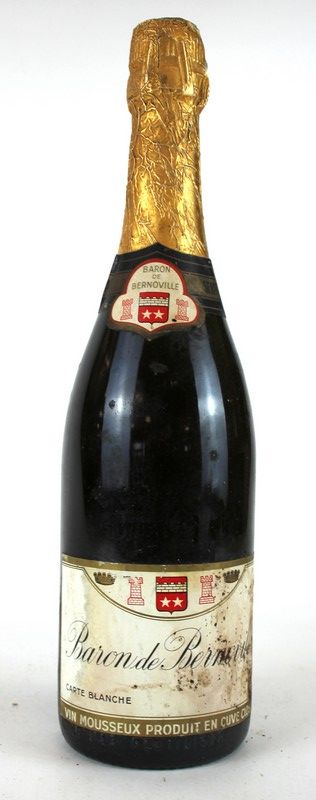 1 Blle Vin Mousseux BARON DE BERNOVILLE Carte...