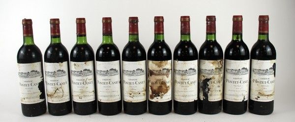 10 Blles CH. PONTET CANET Pauillac GCC 1...