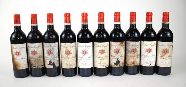 10 Blles CH. POUJEAUX Moulis 2001.