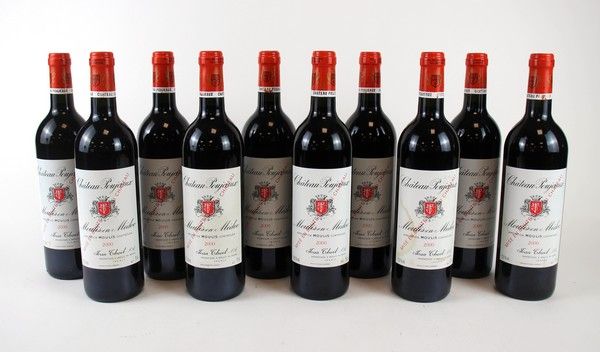 10 Blles CH. POUJEAUX Moulis 2000.