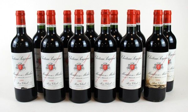 12 Blles CH. POUJEAUX Moulis 1999.