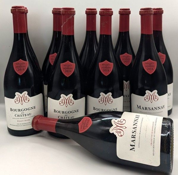 Lot de 10 Blles CH. de MARSANNAY Mise Do...
