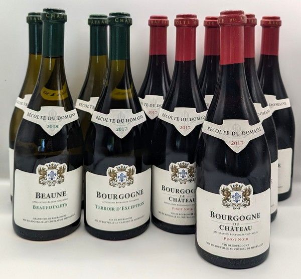 Lot de 10 Blles CH. de MEURSAULT Mise Do...