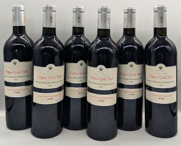 6 Blles CH. GRAND VERT "Cuvée des Générations"...