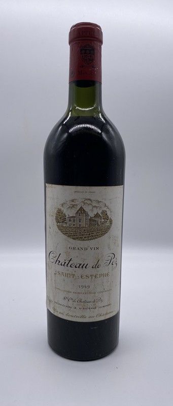 1 Blle CH. DE PEZ Saint-Estèphe 1949.