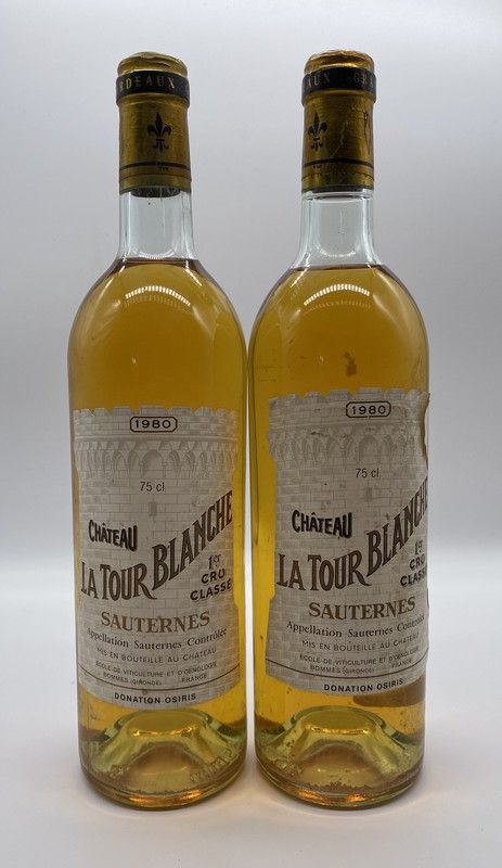 2 Blles CH. LA TOUR BLANCHE Sauternes 1er...