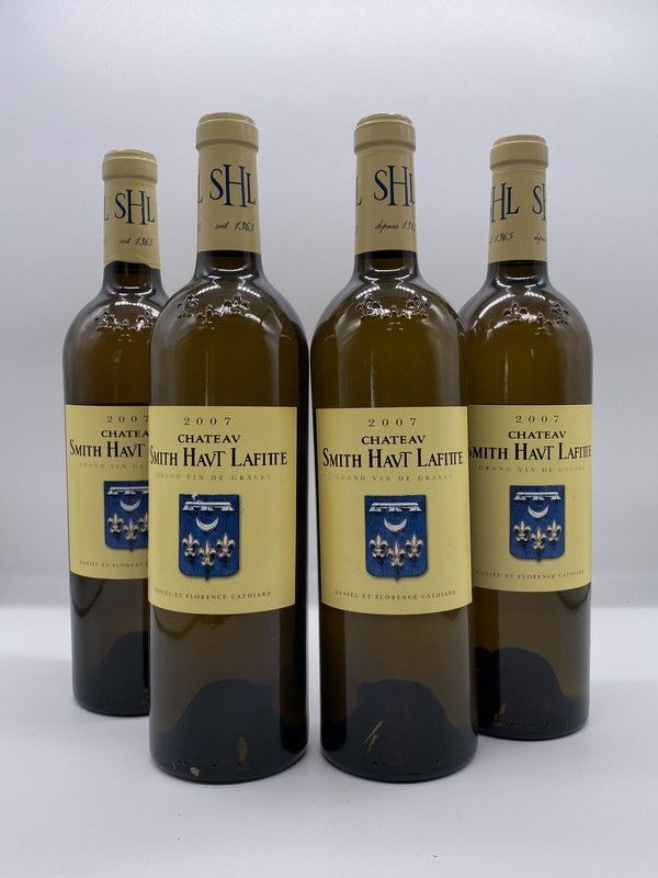 4 Blles CH. SMITH HAUT LAFITTE Graves Blanc...