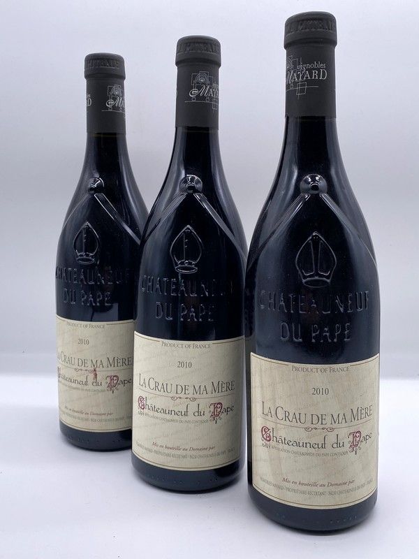 3 Blles CHATEAUNEUF DU PAPE La Crau de ma...