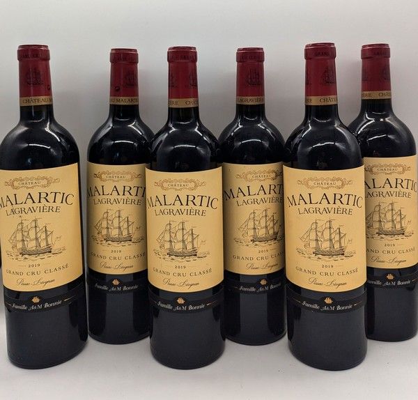 6 Blles CH. MALARTIC LAGRAVIERE Graves GCC...