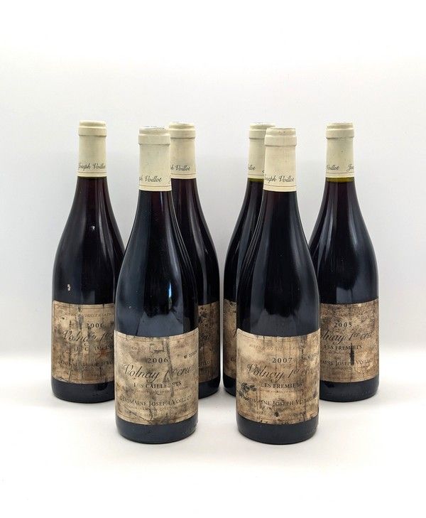 6 Blles VOLNAY 1er Cru Mise Voillot :