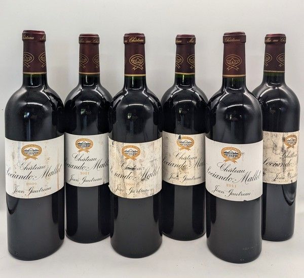 6 Blles CH. SOCIANDO-MALLET Haut-Médoc 2x...