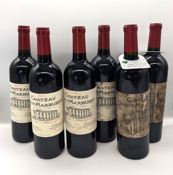 6 Blles CH. HAUT-MARBUZET Saint-Estèphe 2x...
