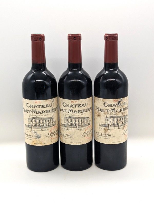 3 Blles CH. HAUT-MARBUZET Saint-Estèphe ...
