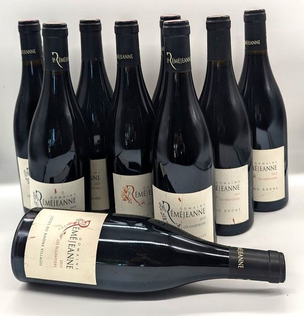 9 Blles CÔTE DU RHONE Domaine Reméjeanne,...