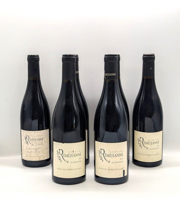 6 Blles CÔTES DU RHÔNE rouge "Les Genevriers"...