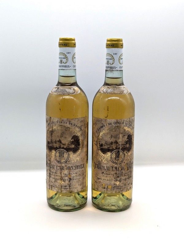 2 Blles CH. CARBONNIEUX Blanc Graves GCC...