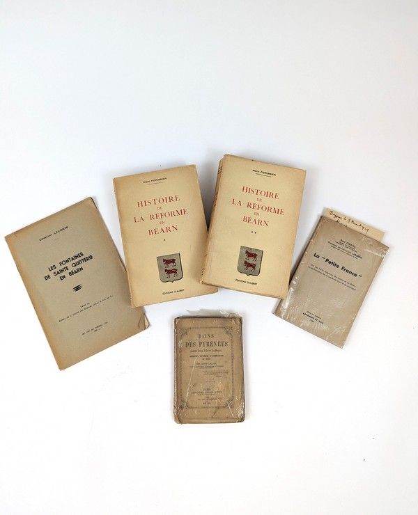 [BEARN] - 4 ouvrages de la biblithèque Constant...