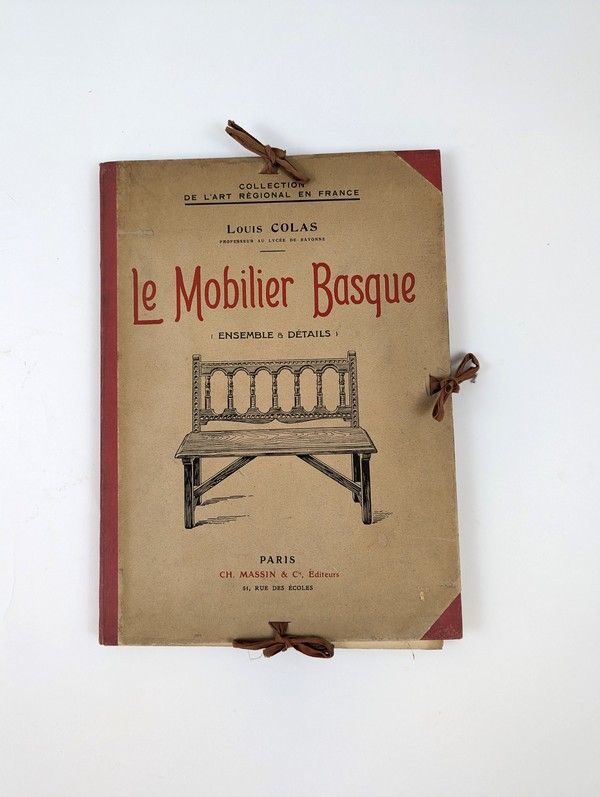 COLAS (Louis), Le Mobilier Basque (Ensemble...