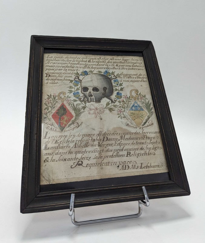 [MEMENTO MORI] - Faire-Part de décès de l'Abbesse...